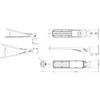 Alphacool Led Line Lite Gatvės šviestuvas LED 230V 30W 3 000lm, 140° x 70° 4000K, pilkas, FLAMINGO, IP65, IK08