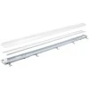Led Line Lite Hermetinis šviestuvas VANTO 2xT8 IP65 120cm pilkas ABS/PS su reflektorium