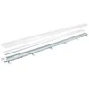 Led Line Lite Hermetinis šviestuvas VANTO 2xT8 IP65 150cm pilkas ABS/PS su reflektorium
