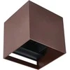 Led Line Lite Sieninis lauko šviestuvas CUBE G9 IP65, reguliuojamo švietimo kampo, corten spalvos