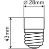 Inline Led Line Lizdas lempos E14 perėjimas į E27 cokolį