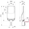 Urban Armor Gear Led Line Prime Gatvės šviestuvas LED 230V 50W 7000lm, 150x110° 4000K , CAMINO, IP66, IK08
