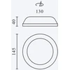 Led Line Prime Įleidžiamas šviestuvas CALMOS 3CCT (3K/4K/6.5K) 18W 2100lm, apvalus D145, IP54