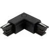 Eko Light Led Line Prime Jungtis L formos 3 fazių bėgeliui LUMICANTO dešinė pusė juoda