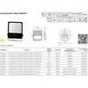 Quantec Led Line Prime Lauko šviestuvas PRIME, 230Vac, 150W, 21 000lm, 140lm/W, CCT 3000K 4000K 5000K, IP66, 120°