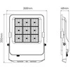 Led Line Prime Lauko šviestuvas PRIME CCT, 230Vac, 100W, 14 000lm, 140lm/W, 3000K 4000K 5000K, IP66, 120°