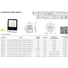 Led Line Prime Lauko šviestuvas PRIME CCT, 230Vac, 100W, 14 000lm, 140lm/W, 3000K 4000K 5000K, IP66, 120°