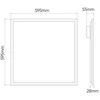 Swede Led Line Prime LED panelė BACKLIT, 42W 150lm/W, 4000K 6300lm UGR<19 60x60cm