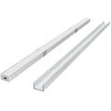 Led Line Prime LED profilio komplektas, 3m, paviršinis, anoduotas, su baltu dangteliu, laikikliais ir aklėmis