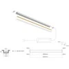 V-tac Led Line Prime LED profilio komplektas, 2m, įleidžiamas, anoduotas, su baltu dangteliu ir aklėmis