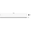 Led Line Prime Linijinis šviestuvas EXECULINE 30W 4000K 3750lm, 120cm, 96°, baltas PRIME