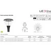 Forcell Led Line Prime Parko šviestuvas NOLINA, 230Vac, 30W, 4500lm, juodas