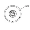 Forcell Led Line Prime Parko šviestuvas NOLINA, 230Vac, 30W, 4500lm, juodas