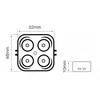 LED modulis, 12Vdc, 3.0W, OSRAM SMD, 285lm, 170°, 6500K IP65, LED line