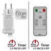 LED šviesos girliandų EMOS CONNECTING matinimo šaltinis, 30Vdc, 12W, su pulteliu, IP44, EMOS