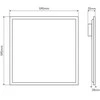 Extralink LED šviesos panelė 40W, 60x60cm, 4800lm, 120lm/W, neutraliai balta 4000K, LED line PRIME