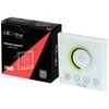 Port Designs LED valdiklio pultas, montuojamas sienoje, su ratuku, DIM/CCT, RF 2,4GHz, TUYA, VARIANTE, LED line PRIME