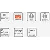 Ulanzi LED valdiklio pultas, montuojamas sienoje, su spalvų ratu, RGBW/RGB+CCT, RF 2,4GHz, TUYA, VARIANTE, LED line PRIME