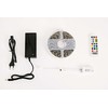 Lemlux LED juostos rinkinys su maitinimo šaltiniu ir valdikliu, 5m, 60LED/m, 14.4W/m, 12Vdc, RGB IC skaitmeninė, IP65, TUYA WI-FI