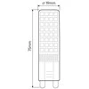 Lemputė LED G9 230V 12W, 1160lm, neutraliai balta, LED line