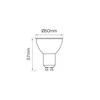 Inline Lemputė LED GU10 230V 1W 60lm šiltai balta, 2700K, LED line