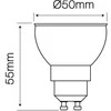 Led Line Prime Lemputė LED GU10 230V 7W 1000lm, 142lm/W, 120° šiltai balta 2700K, keramikinė