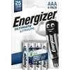 Ličio baterija FR03 (AAA) L92 1.5V 1250mAh ENERGIZER L92 (4vnt pakuotėje)