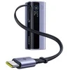 LiPo išorinis akumuliatorius (Powerbank) 20000mAh 145W, su įmontuotu USB-C kabeliu, USB-A, USB-C pilkas EnerGeek GR11 BASEUS