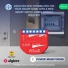 Nous Išmani relė / jungiklis su sauso kontakto jungtimis, 1 kanalo, su galios matavimu, ZigBee 2MQTT, TUYA