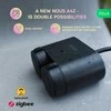Nous Išmanioji rozetė ZigBee, dviguba, 230Vac 16A, hermetiška IP44, su energijos matavimu, TUYA / Smart Life