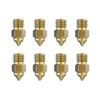 Purkštukų komplektas MK8 tipo žalvariniai (1x0.25mm, 3x0.4mm, 2x0.6mm, 2x0.8mm) CREALITY