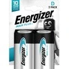 Šarminė baterija LR20 (D) EP95 1.5V 18000mAh MAX plus Energizer 2vnt įpakavime