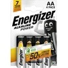 Šarminė baterija LR6 (AA) 1.5V 2900mAh Alkaline Power Energizer 4vnt pakuotėje