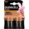 Šarminė baterija LR6 (MN1500/AA) 1.5V Duracell 100% Plus Power (4vnt pakuotėje)