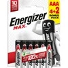Šarminė baterjia LR03 (AAA) E92 1.5V 1200mAh MAX Energizer 6vnt įpakavime