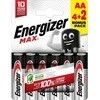 Šarminė baterjia LR6 (AA) E91 1.5V 2900mAh MAX Energizer 6vnt įpakavime