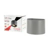 Sieninis lauko šviestuvas CILINDER, LED 2x3W, 4000K, IP54, reguliuojamo švietimo kampo, pilkas, LED line LITE