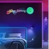 Skaitmeninės LED juostos komplektas su Wi-Fi valdikliu ir maitinimo šaltiniu, RGB IC, 5m, 24W, TUYA / Smart Life, NOUS