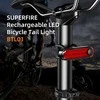 Galinis dviračio žibintas Superfire BTL01 USB 230mAh