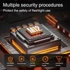 Superfire Žibintuvėlis M12, 8000lm, 112W, įkraunamas USB C, 4x 18650 8000mAh, IP44