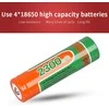 Superfire Žibintuvėlis M6-S, 3000lm, 36W, įkraunamas USB C, 4x 18650 10400mAh, IP44
