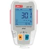 Temperatūros ir drėgmės duomenų kaupiklis, -40 ~ 85C, 0%~100% RH, 64000 taškų, IP54, Bluetooth, UNI-T