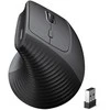 Ugreen Belaidė vertikali pelė 2.4GHz / Bluetooth 5.4 (reguliuojamas DPI), juoda