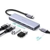 UGREEN 4-Port USB3.0 Hub with USB-C Power Supply šakotuvas - pilkas