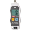 USB temperatūros ir drėgmės kaupiklis -30~70C; 0~99.9%RH; iki 64000 taškų; UNI-T