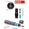 Žibintuvėlis, atsparus drėgmei IP65, ULTIBRIGHT 90, CREE LED, 1200lm, įkraunamas 5000mA, EMOS