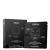Korres 111Skin Celestial Juodas Diamond Lifting and Firming Treatment Mask stangrinanti ir pakelianti hidrogelinė kaukė veidui, 5 x 31 ml