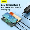 Baseus Flash Series 3in1 USB laidas USB-C + micro USB + Lightning 100W 1.2m – Juodas