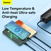 Baseus Flash Series 3in1 USB laidas USB-C + micro USB + Lightning 100W 1.2m - Mėlynas