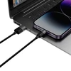 3in1 USB laidas Baseus StarSpeed Series, USB-C + Micro + Lightning 3.5A, 1.2m (juodas)